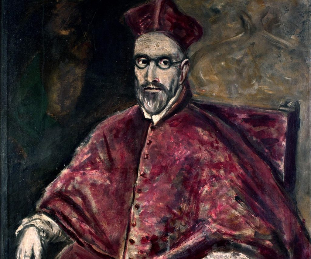Retrato del Cardenal Niño Guevara. Copia de una obra de El Greco
