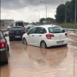 VÍDEOS | Una tromba de agua colapsa los accesos al barrio del Polígono de Toledo