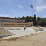 La nueva pista de ‘skatepark’ de la Escuela de Gimnasia incorpora cinco módulos para la práctica de saltos