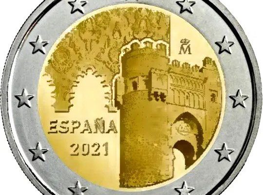 moneda 2 euros Toledo