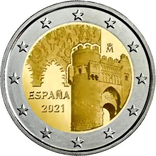 moneda 2 euros Toledo