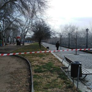 Toledo cierra sus parques por la previsión de "fuertes" tormentas durante este martes