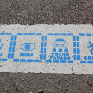 IU-Podemos reprocha que las actuaciones en pasos de peatones en Toledo no contemplen pictogramas