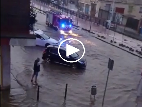 VIDEOS |  New floods in Toledo after a strong storm that accumulated half a meter of hail in Burguillos – Toledo and Province News