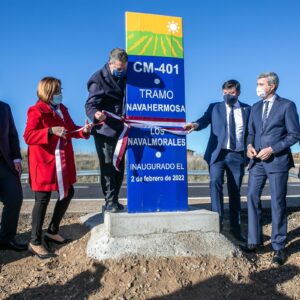 Inauguran la rehabilitación de la CM-401 entre Navahermosa y Los Navalmorales tras una inversión de 1,6 millones