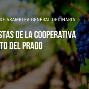 Convocatoria de Asamblea General Ordinaria de accionistas de la Cooperativa Santo Cristo del Prado