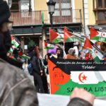 Protesta en Toledo contra el cambio del Gobierno sobre el Sáhara: “Las guerras no son diferentes, los muertos son iguales”