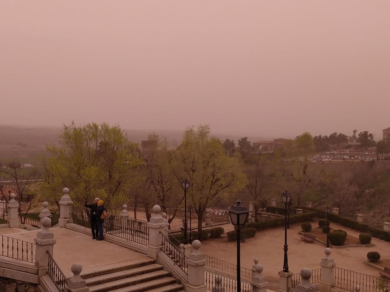 La calidad del aire, "desfavorable" en Toledo debido al polvo sahariano ...