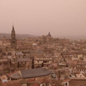 La calidad del aire vuelve a empeorar en la provincia de Toledo por la llegada de aire sahariano y el aumento de las temperaturas