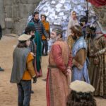 Los actores Karra Elejalde o David Verdaguer, entre el reparto que rueda estos días en Toledo la película 'Reyes contra Santa'