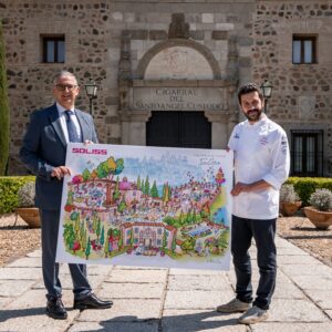 El chef Iván Cerdeño, protagonista del mes de mayo del calendario de Soliss Seguros