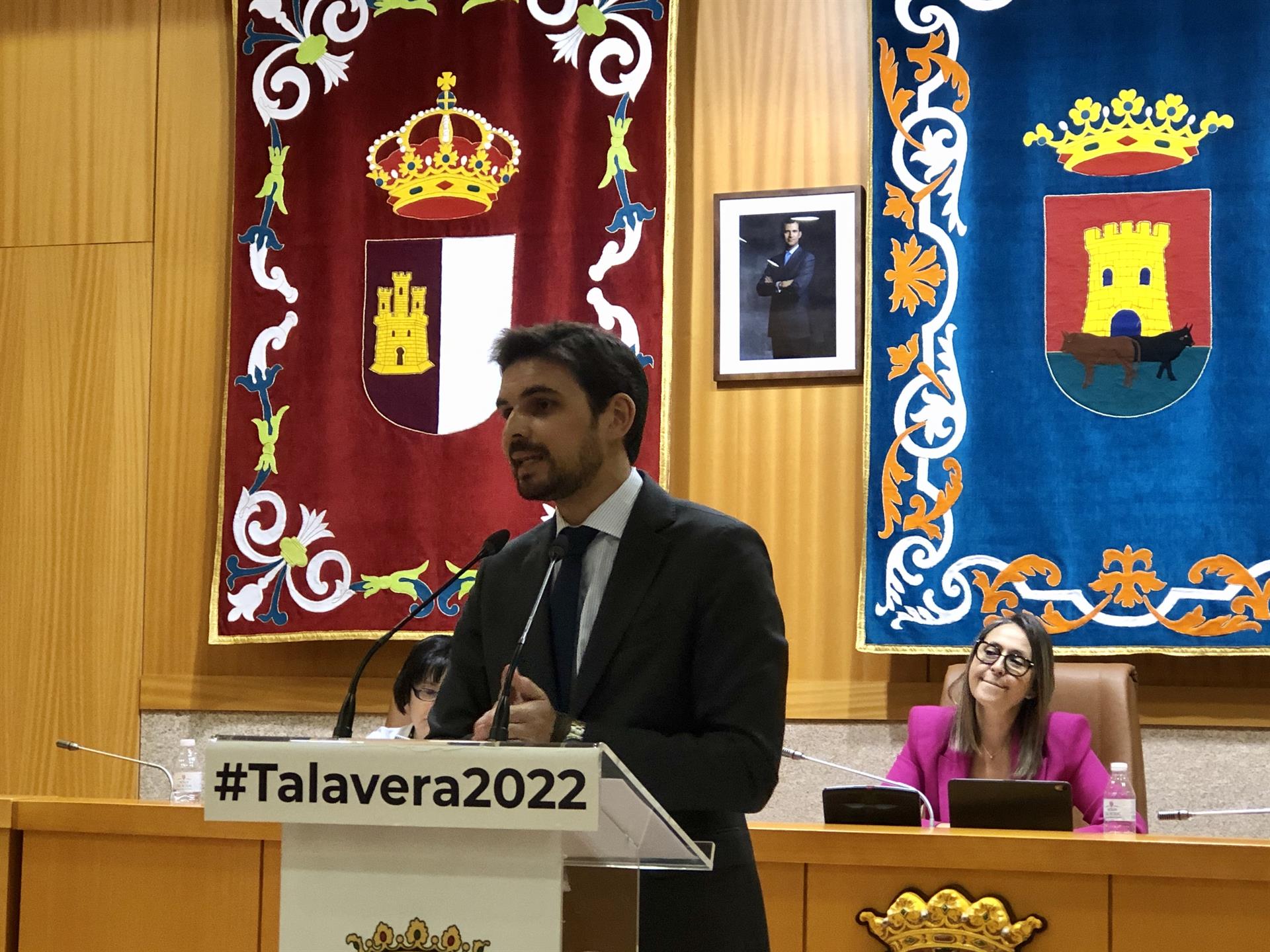 Serrano (PP): "El PSOE tiene mayoría absoluta y ni la ciudad ni los talaveranos están mejor que hace un año"