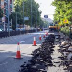Comienza el asfaltado de la avenida de Barber con cortes puntuales de tráfico hasta finales de abril