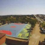 Santa Ana de Pusa estrena su nueva pista de fútbol sala que sustituye el césped artificial por resina sintética