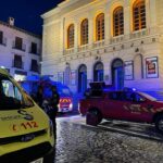 simulacro bombero ambulancia policia local