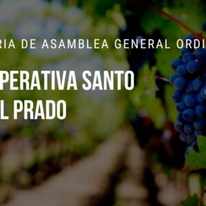 Convocatoria de Asamblea General Ordinaria de la Cooperativa Santo Cristo del Prado