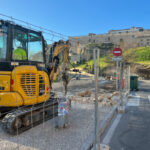 Se inician las obras de acondicionamiento del acceso peatonal al remonte del Miradero