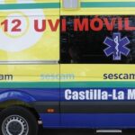 Un trabajador sufre la amputación de un dedo al pillarse con la puerta de un camión en Illescas