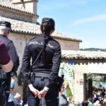 policia nacional romeria valle seguridad
