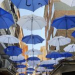 paraguas calle sol verano temperatura ola calor
