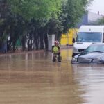 Toledo se lleva lo peor de la DANA: no hay autobuses urbanos ni tren con Madrid y varios barrios inundados