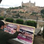 Por noveno año consecutivo, el Castillo de San Servando de Toledo reúne a cientos de artistas en el Encuentro Internacional de Acuarelistas 