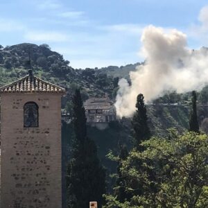 Susto en un restaurante en el Valle por un incendio que no ha provocado heridos