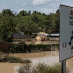 Zona inundada por el río Alberche, a 4 de septiembre de 2023, en Escalona, Toledo, Castilla La-Mancha (España) Matías Chiofalo EP