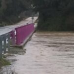 desbordamiento rio alcañizo carretera inundacion