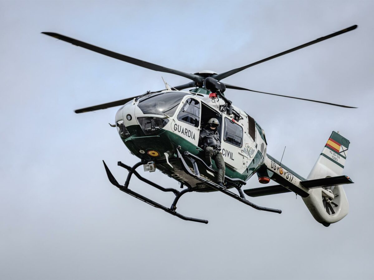 Rescatan en helicóptero a un hombre de 50 años tras salirse de la vía con un quad en Arisgotas