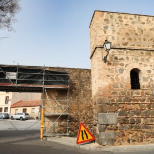 Comienzan las obras de rehabilitación de la Puerta del Vado, una de las entradas de las murallas de Toledo del siglo XVIII