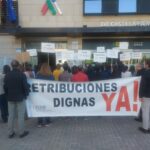 Manifestación técnicos de Hacienda en Toledo