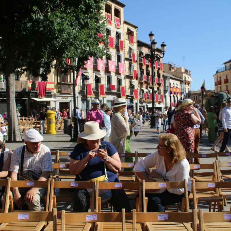La venta de las sillas del Corpus en Toledo estará disponible el 26 de mayo por un precio de 11 euros