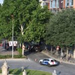 accidente policia local nacional paseo rosa movildiad coche turismo