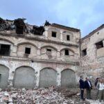 Imagen tras el derrumbe del pasado mes de octubre Ayuntamiento de Talavera