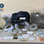 Desmantelan un narcopiso en Paloramejos en el que se traficaba con cocaína, hachís y marihuana