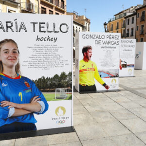 Zocodover expone a los deportistas olímpicos de Toledo que estarán presentes en París