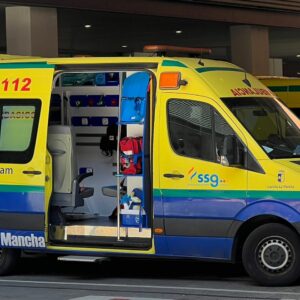 Herido un trabajador en la localidad de Maqueda tras aplastarle el pie un puente grúa