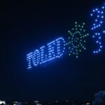 224 drones iluminan el cielo de Toledo, ciudad Patrimonio de la Humanidad