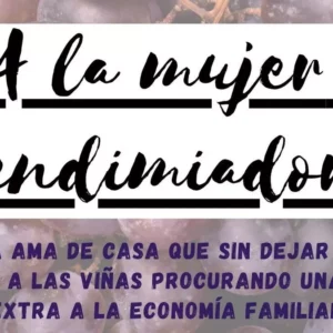 Un Centro de la Mujer retira un polémico cartel que menciona a las vendimiadoras como "abnegadas amas de casa"