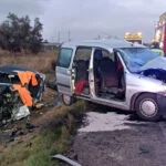 Heridos graves los conductores de un turismo y una furgoneta tras chocar frontalmente en Villaseca