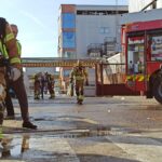 Explosión en uno de los depósitos de la empresa química Alcaliber en el Polígono industrial de Toledo