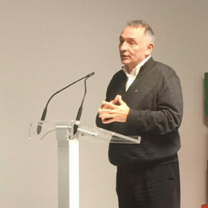 Enrique Santiago reabre la sede de IU en Santa Bárbara llamando a la movilización social