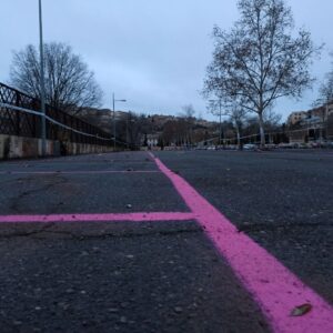 La zona magenta en Safont comenzará a funcionar en febrero y no permitirá la entrada de autocaravanas