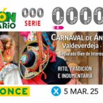 El Carnaval de Ánimas de Valdeverdeja será imagen del cupón de la ONCE del 5 de marzo