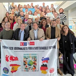 Estudiantes alemanes, turcos y eslovenos conviven en Yuncos por un periodismo con conciencia climática