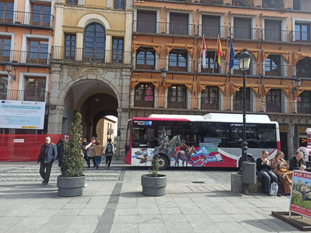 Los conductores de Unauto proponen reducir autobuses hasta Zocodover limitando la subida los fines de semana