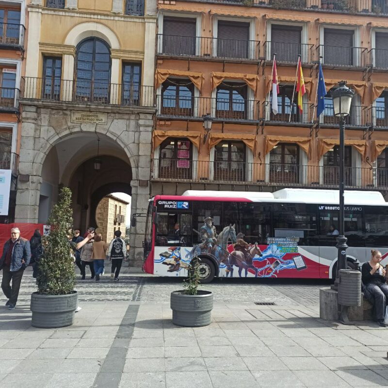 Los conductores de Unauto proponen reducir autobuses hasta Zocodover limitando la subida los fines de semana