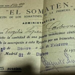 El Somatén de Camarena: "Paz, paz y siempre paz"