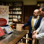 El diputado provincial de Cultura de la Diputación de Toledo, Tomás Arribas, y el vicepresidente, Joaquín Romera.